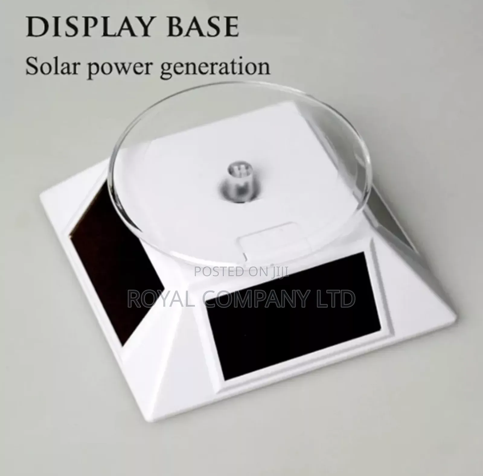 Rotating Solar Show Case