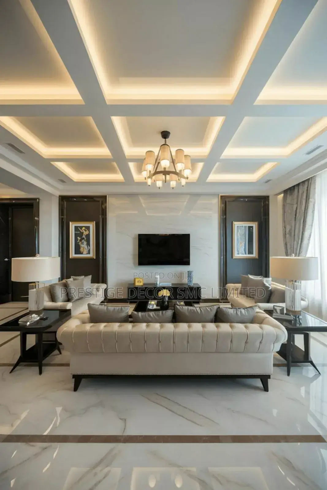 Gypsum Moon Rise Ceiling