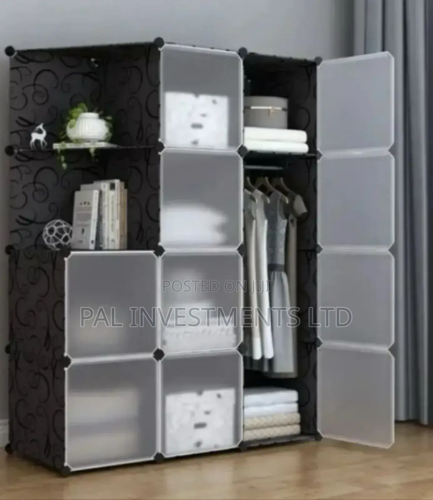 Black Plastic Wardrobe