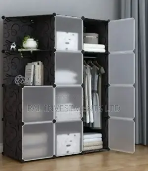 Photo - Black Plastic Wardrobe