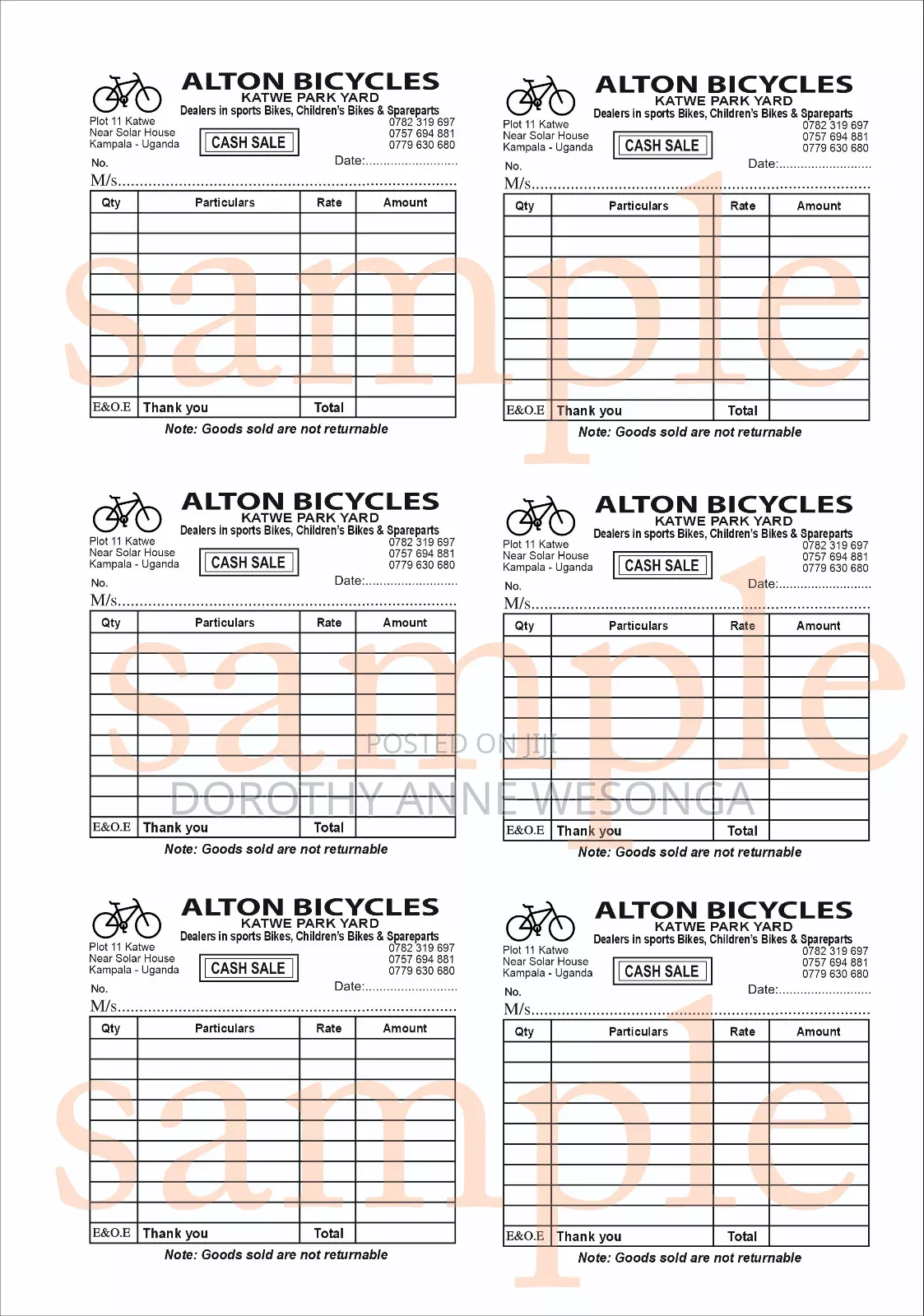 Printing Office Stationery