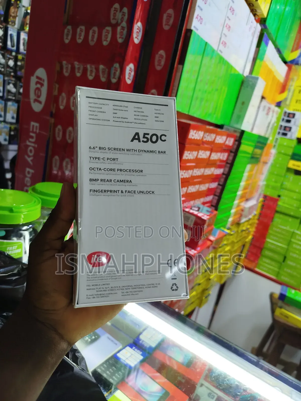 New Itel A50C 32 GB Black