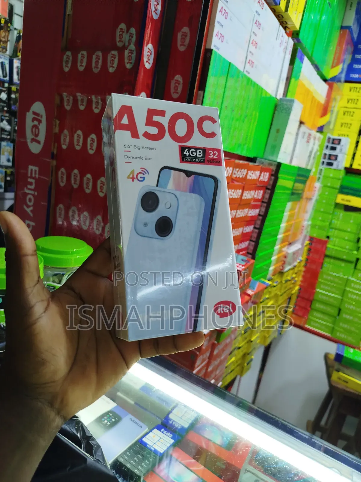 New Itel A50C 32 GB Black
