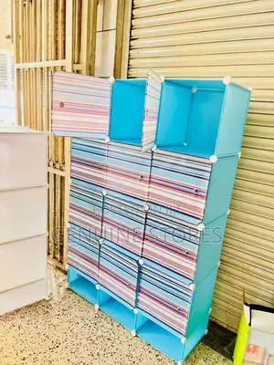3 Column Plastic Closet for Clothes