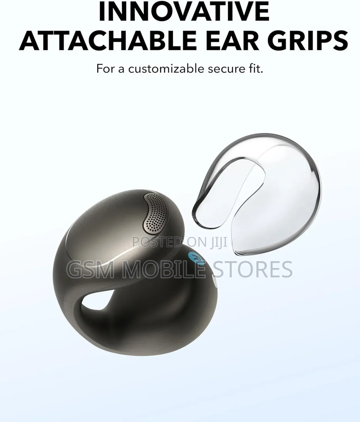 Soundcore C40i Open-Ear Earbuds Clipon Flexible Joint Design