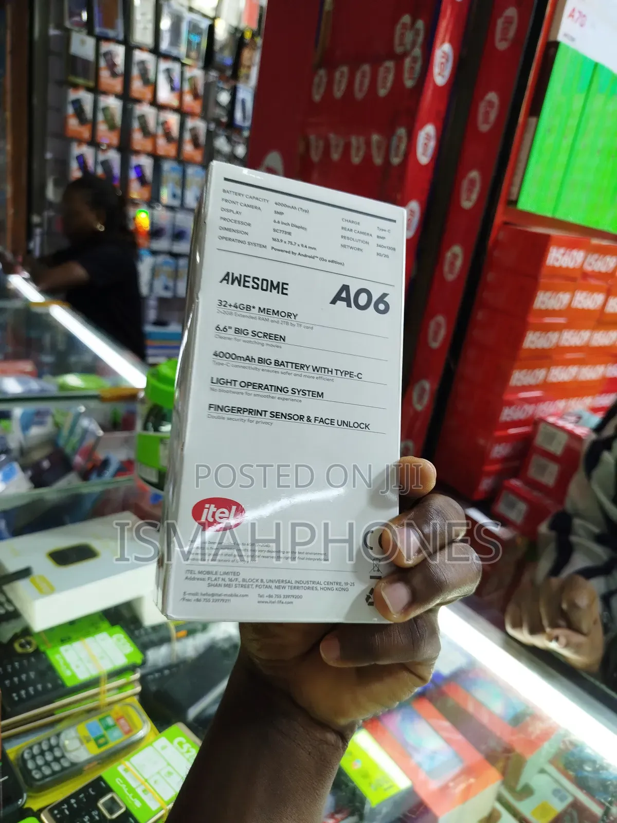 New Itel A06 32 GB White