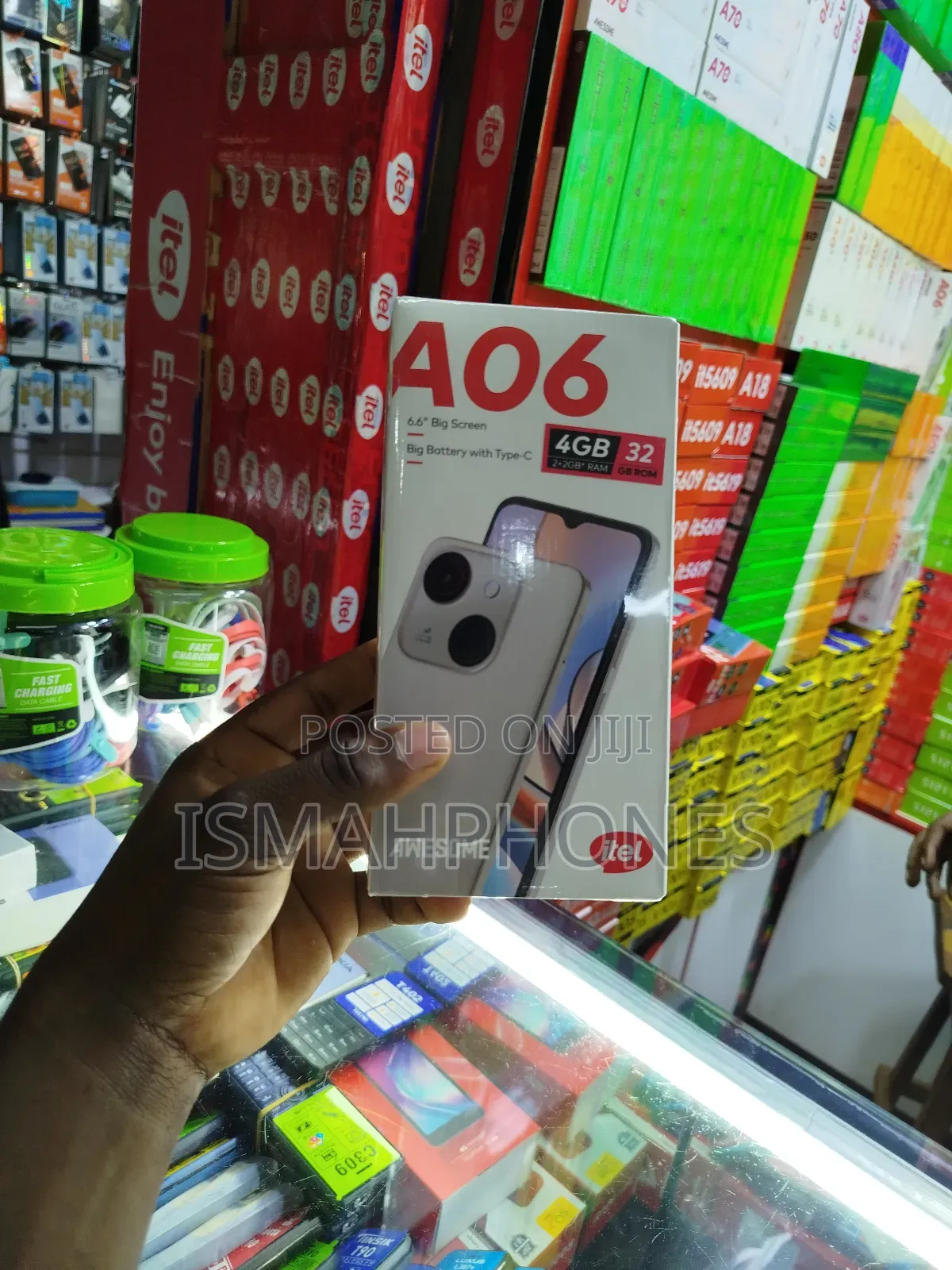 New Itel A06 32 GB White