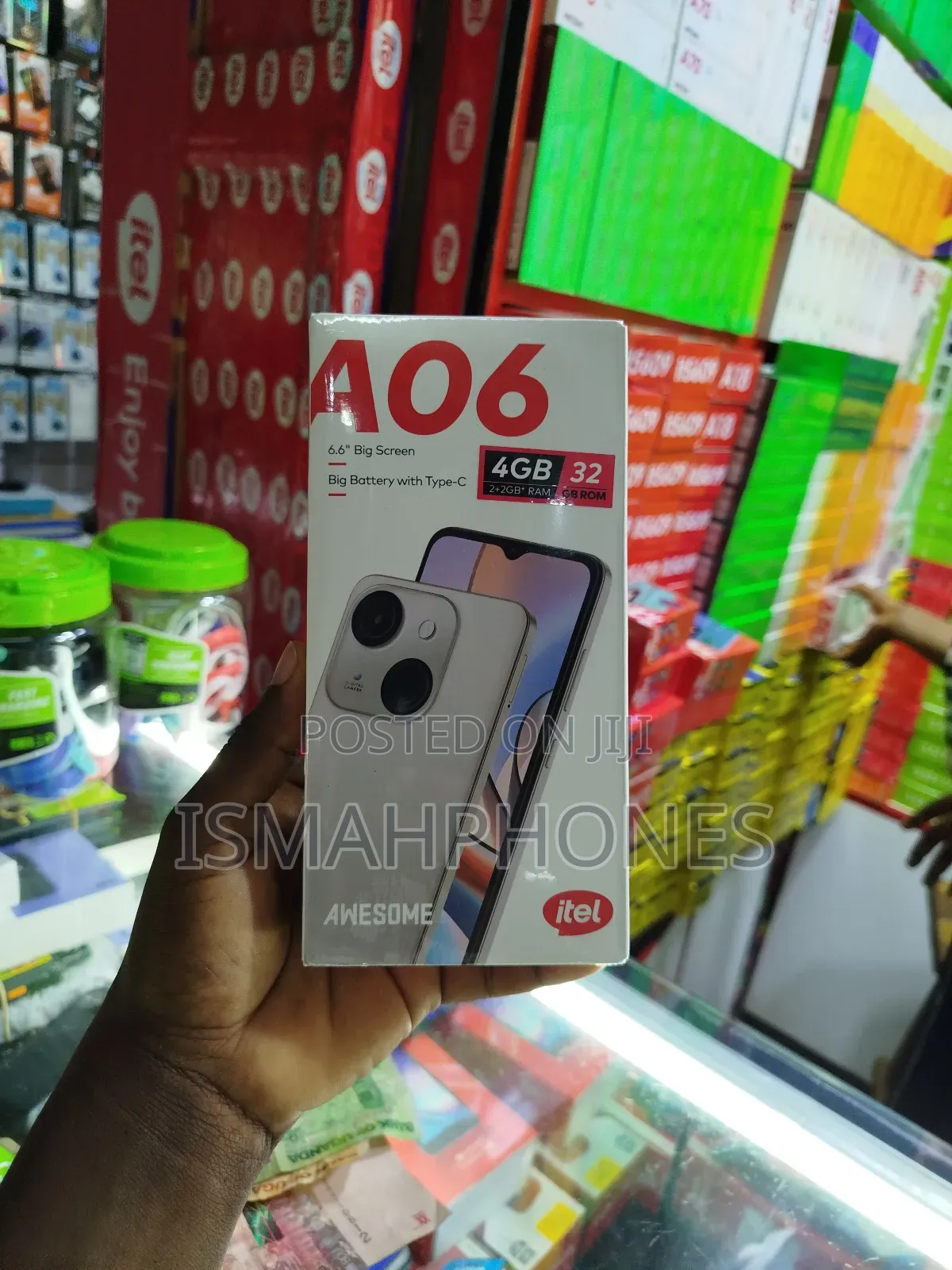 New Itel A06 32 GB White