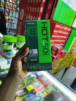 New Infinix Hot 50i 128 GB Black