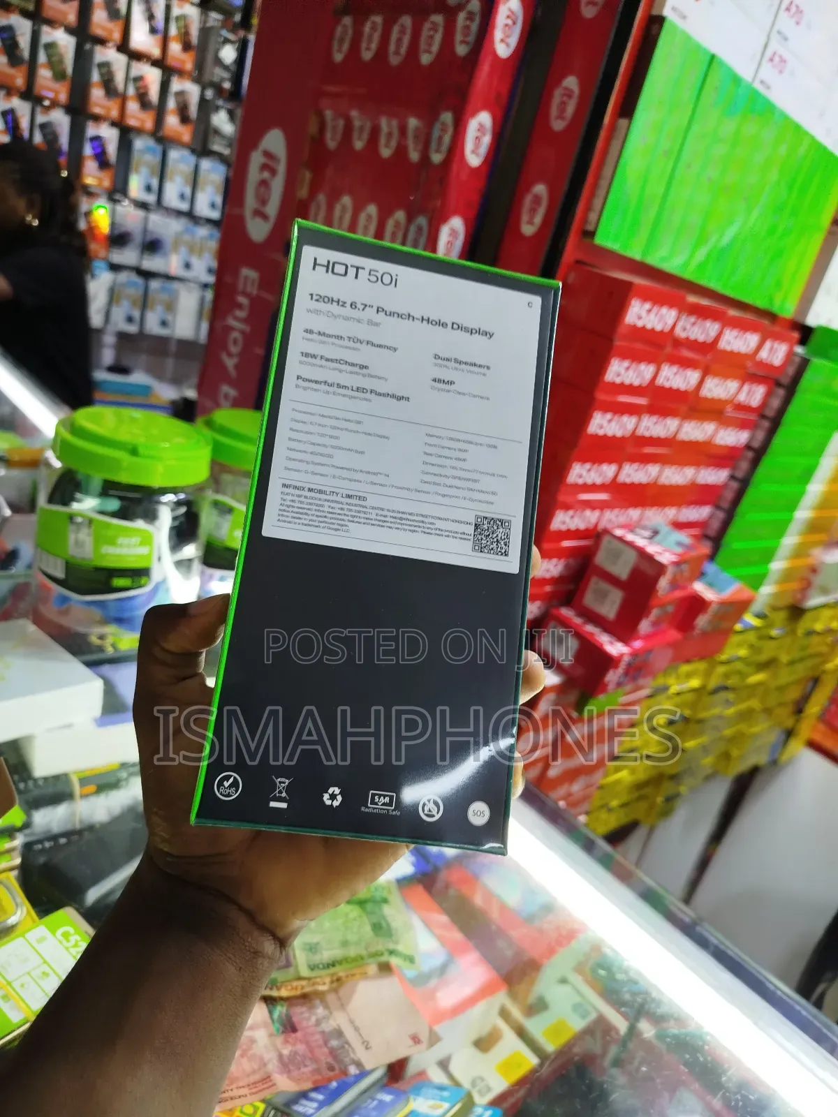 New Infinix Hot 50i 128 GB Black