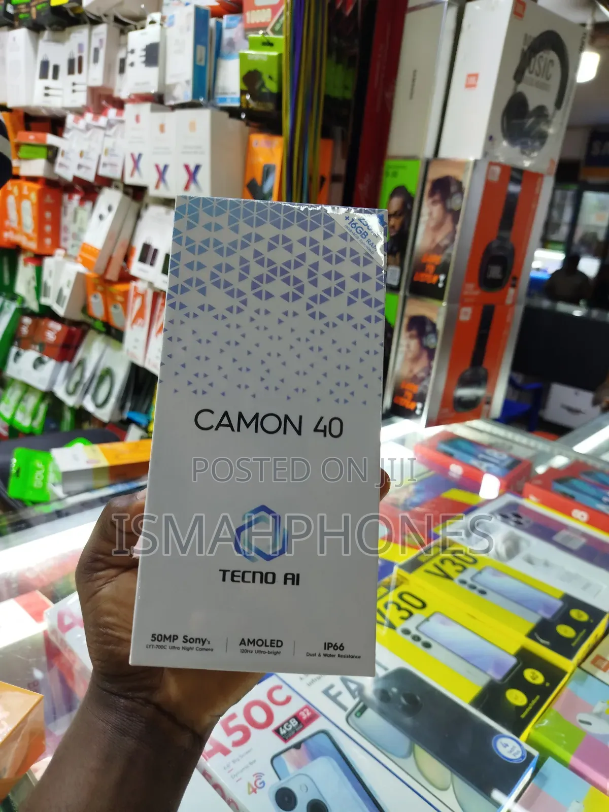 New Tecno Camon 40 256 GB Black