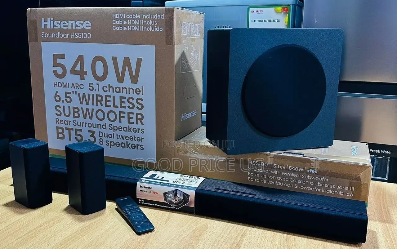 Hisense 5.1ch Sound Bar 540w DTS