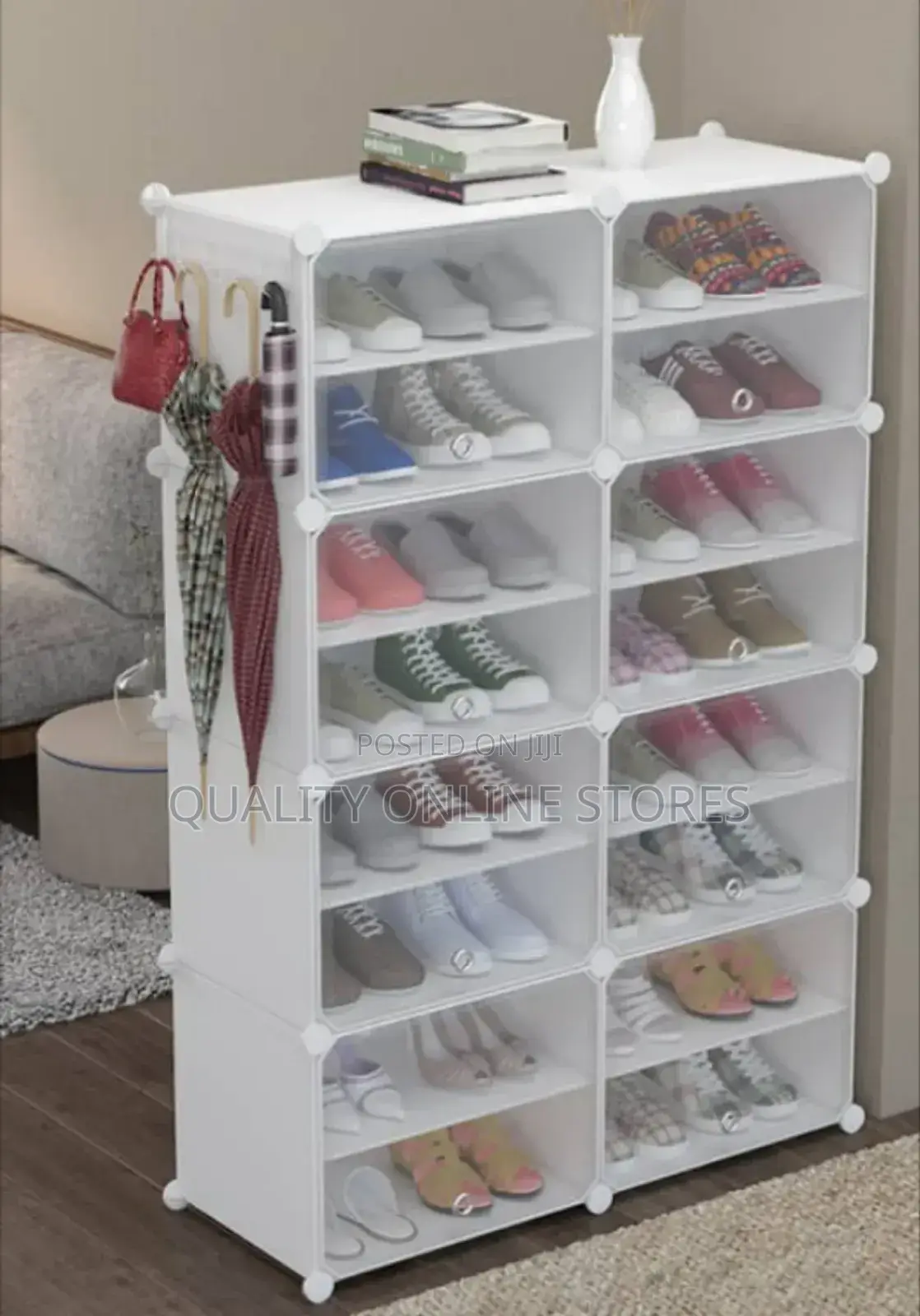 Double Plastic Shoe Wardrobe