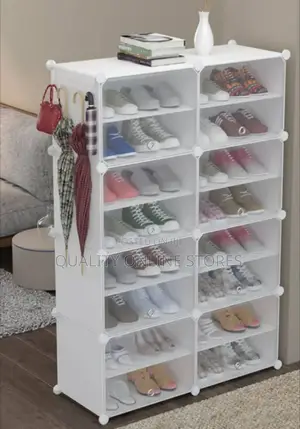 Double Plastic Shoe Wardrobe