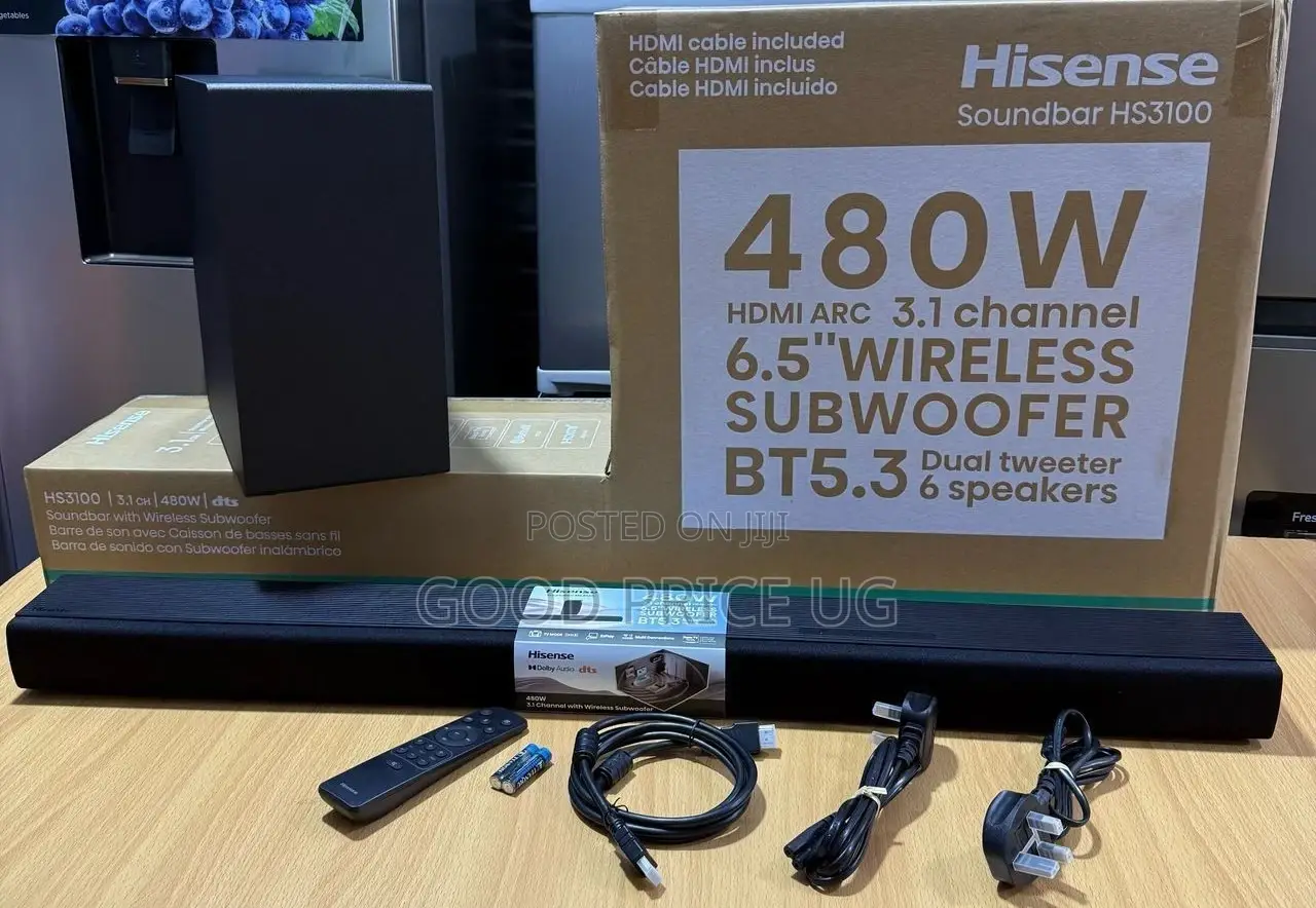 Hisense 3100 Sound Bar 3.1ch