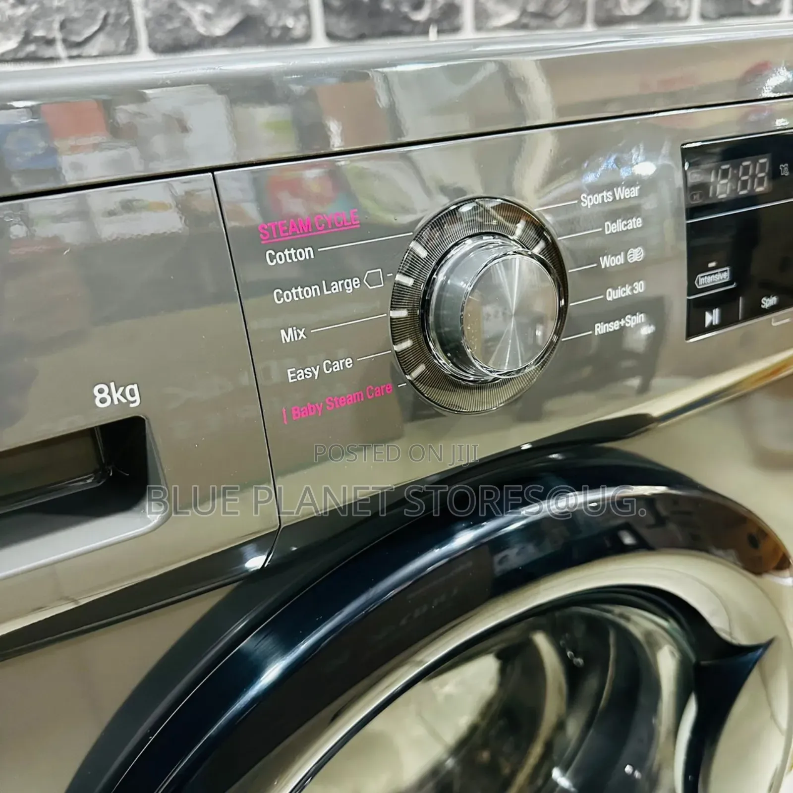 Lg 8.0kgs Automatic Washing Machines \\ Front Loader