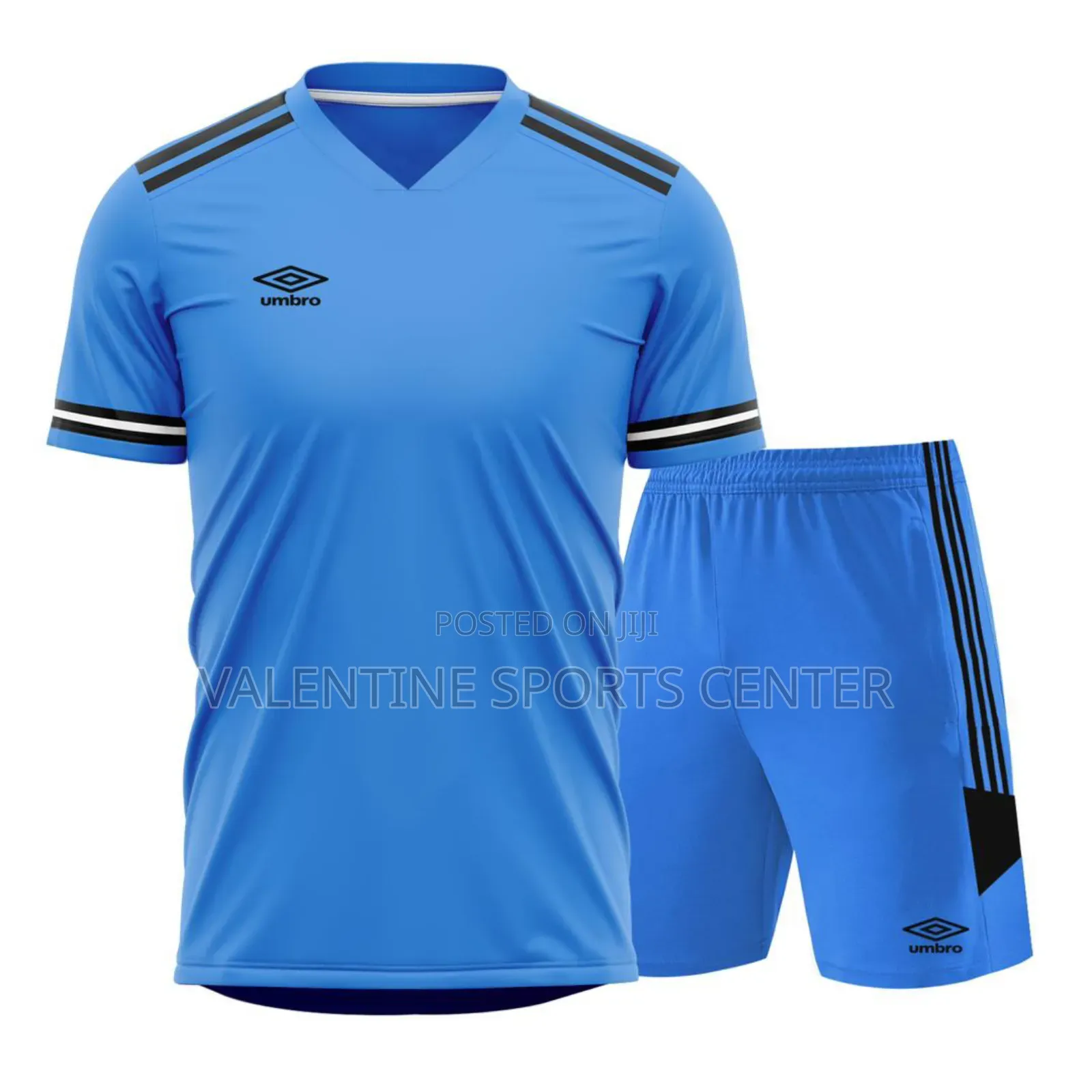 Blue Colors With Black Colour Umbro Jersey
