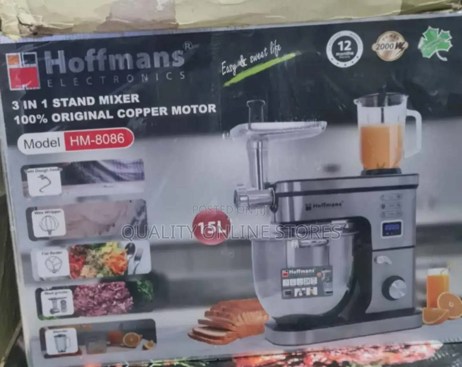 Hoffman's 3 in 1 Stand Mixer