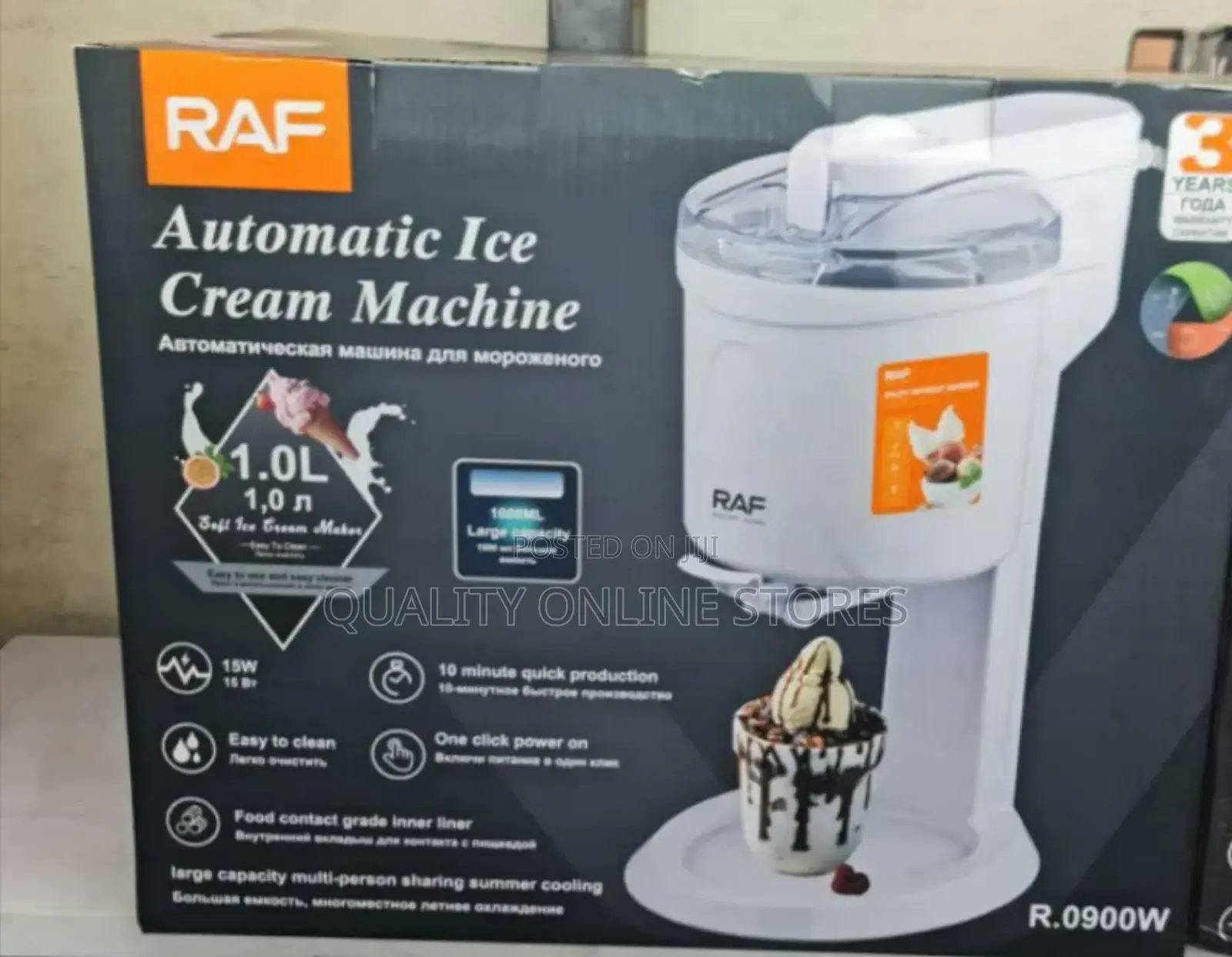 Raf Automatic Ice Cream Machine