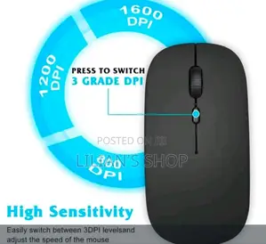 Wireless Silent Mouse - Black