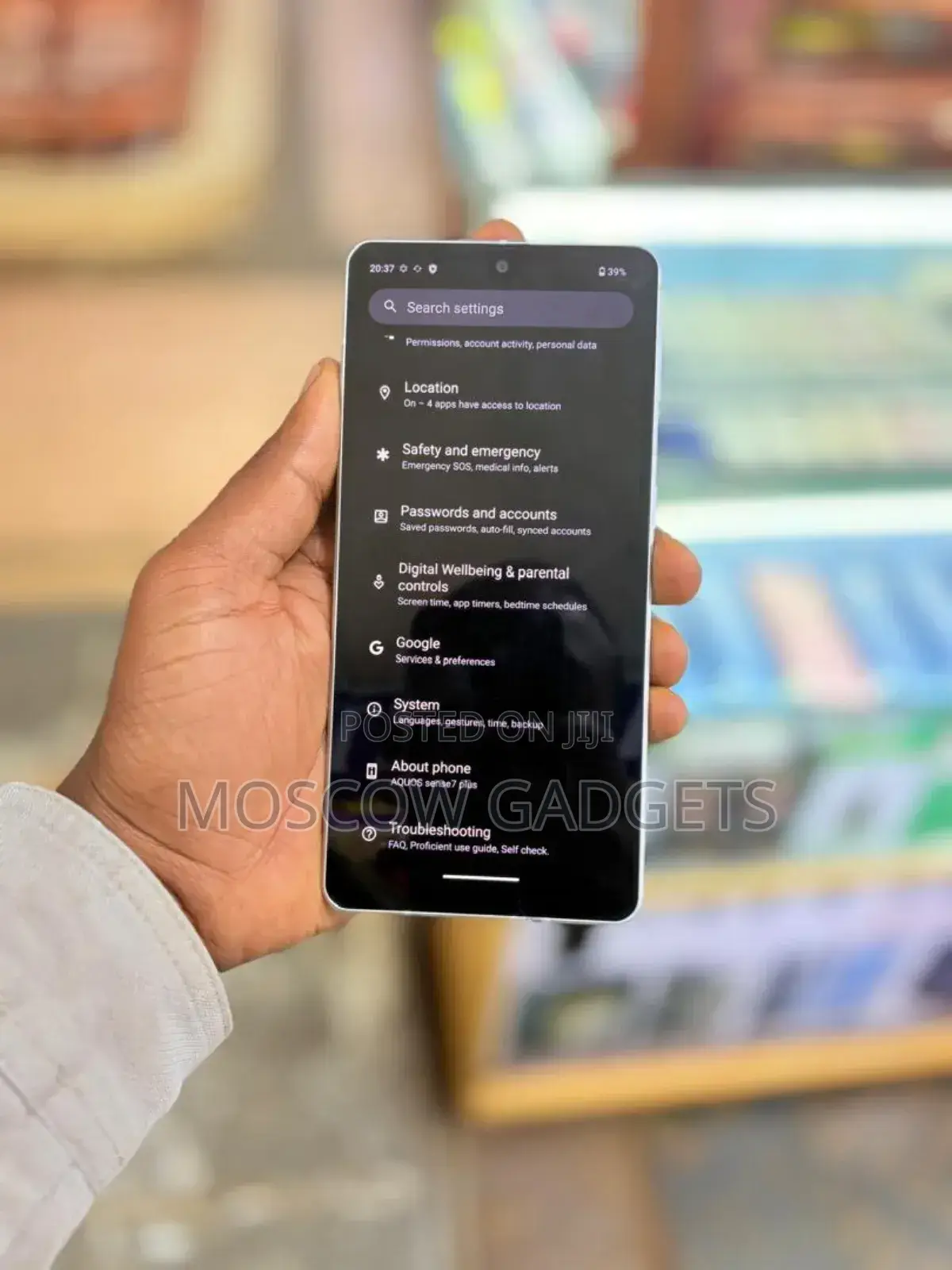 Sharp Aquos sense7 plus 128 GB Silver