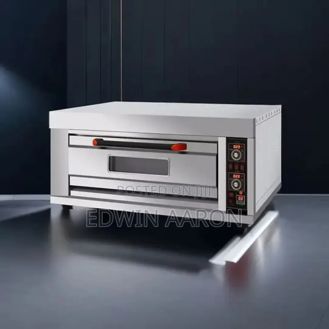 Commercial Gas Baking Oven Single Deck Double Tray