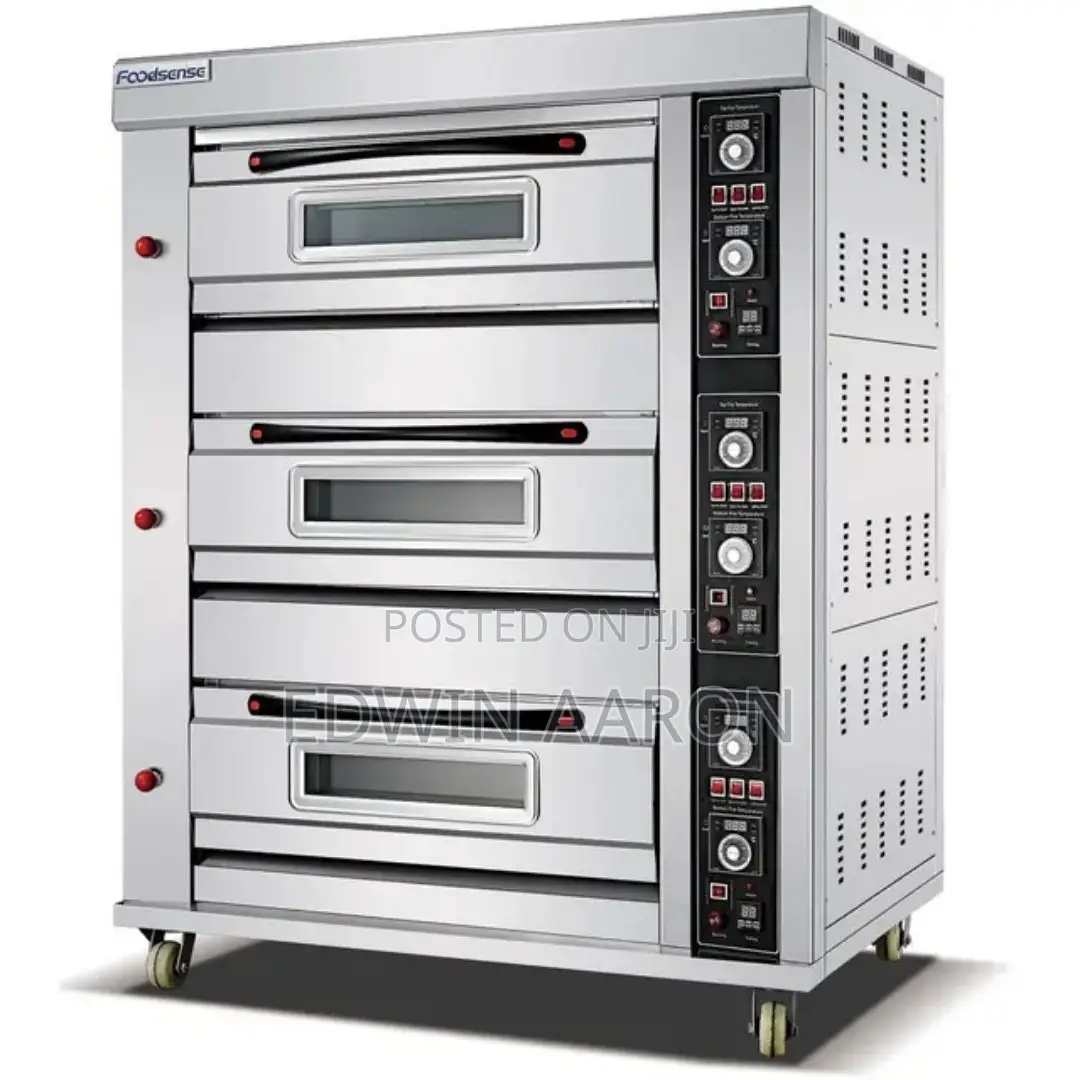 Commercial Electric Oven Triple Deck 9 Trays