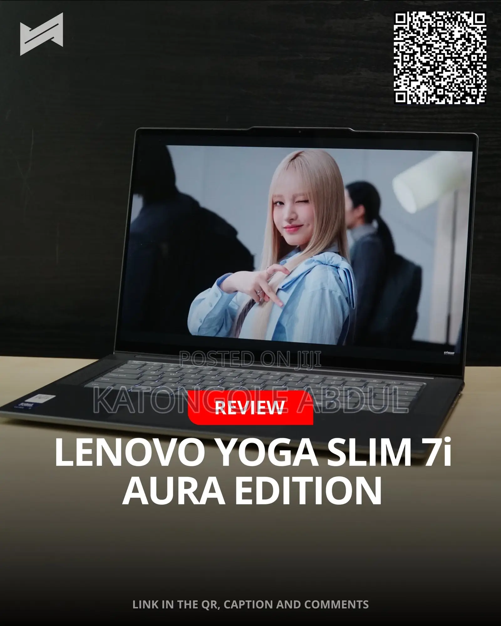 New Laptop Lenovo Yoga 7i 16GB Intel Core Ultra 7 SSD 1T