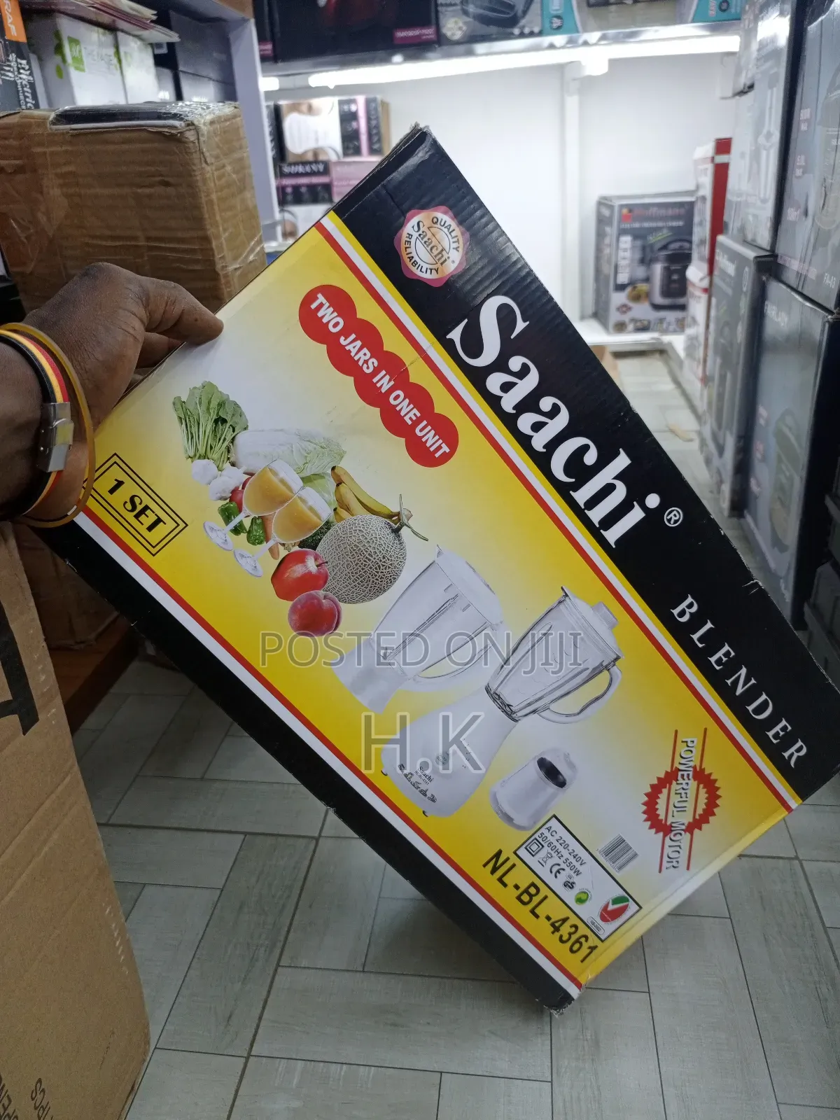 Saachi 3-in-1 Blender, Model Nl-Bl-4361