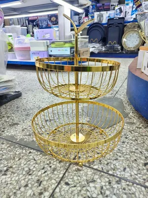 2-Tier Metal Fruit Basket.
