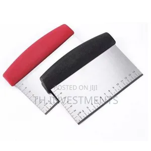 Stainless Steel Dough Cutter Scraper, Color May Vary 
