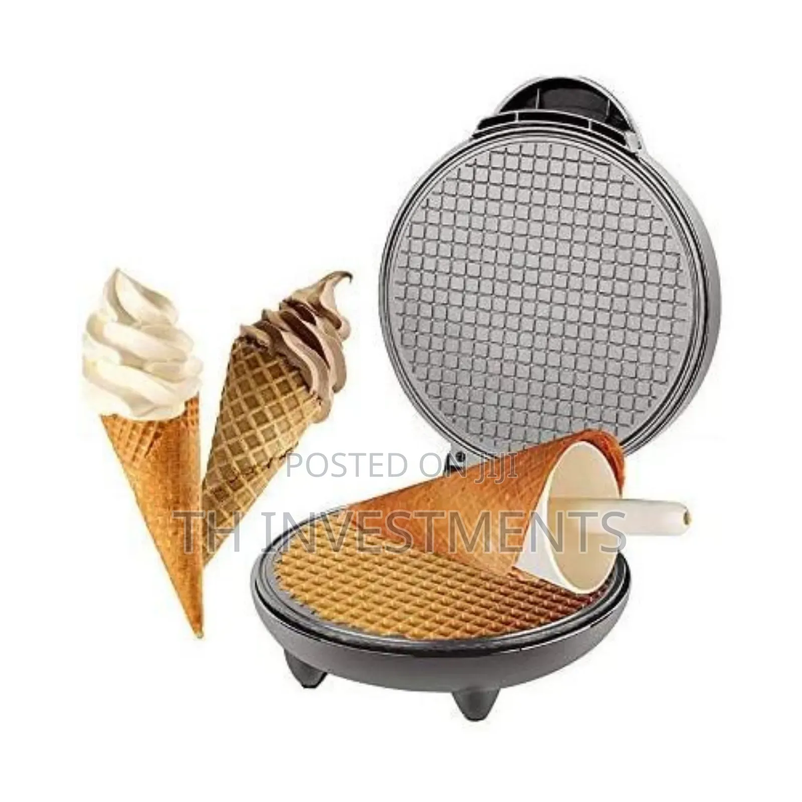 Sayona Electric Waffle, Ice Cream Cone Maker Machine, 