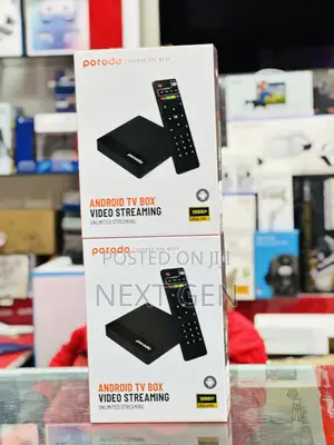 Porodo Android Tv Box With Ethernet Port - Black