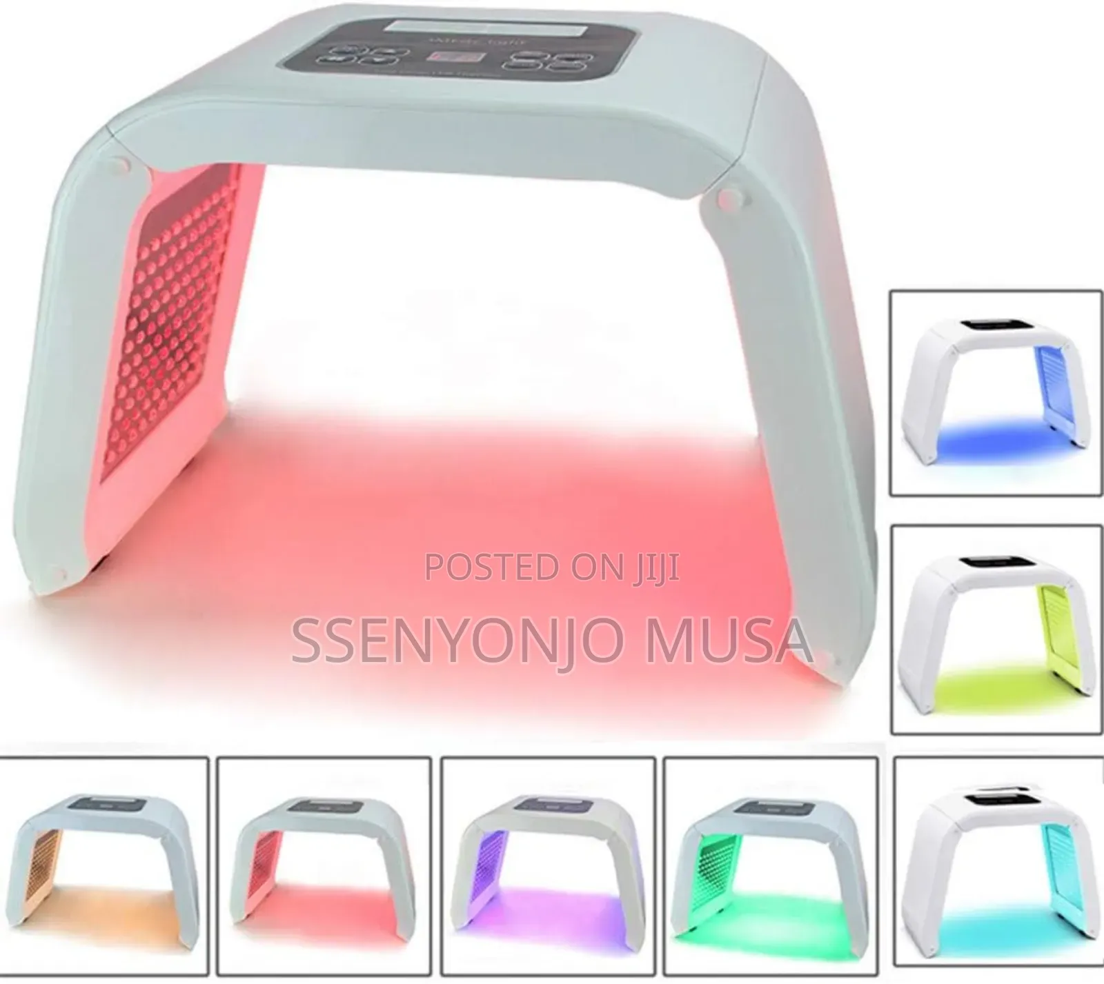 7 Colors Led Light Therapy Mask - Digital Control Lamp-