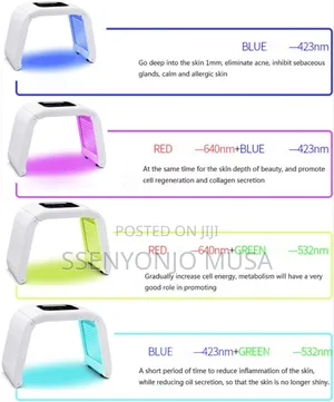 7 Colors Led Light Therapy Mask - Digital Control Lamp-
