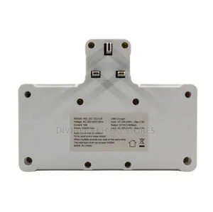 Multi Socket Adaptor With Usb-3ways