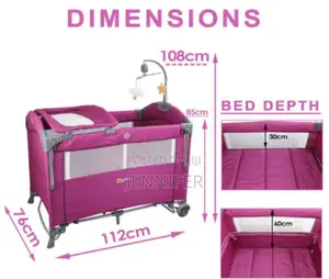 Heavy-Duty Baby Cradle Bed