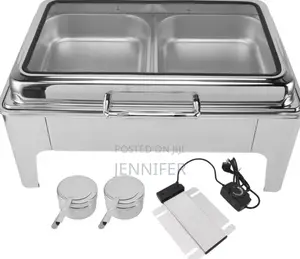 Electric Chaffing Dish Double Compartment