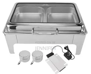 Electric Chaffing Dish Double Compartment