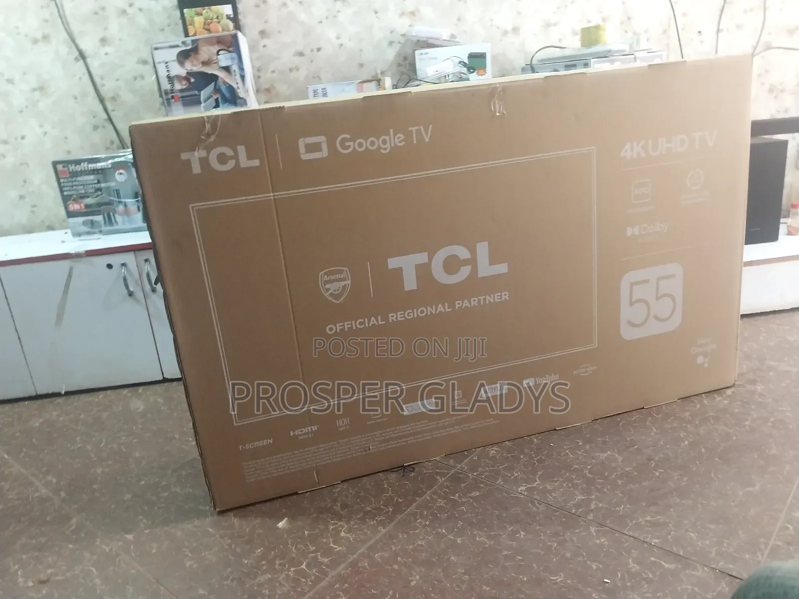 55 Inhes Led TCL Smart Digital Flat Screen Flameless.