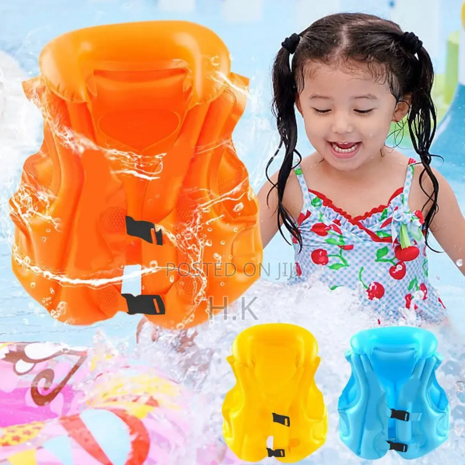 Life Jacket For Kids, Available In Sizes S, M, L, And Xl.