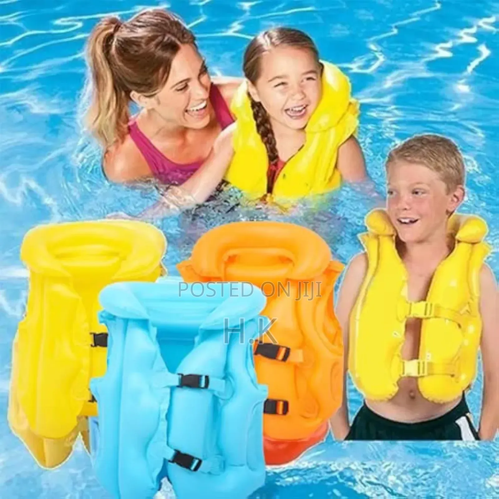Life Jacket For Kids, Available In Sizes S, M, L, And Xl.