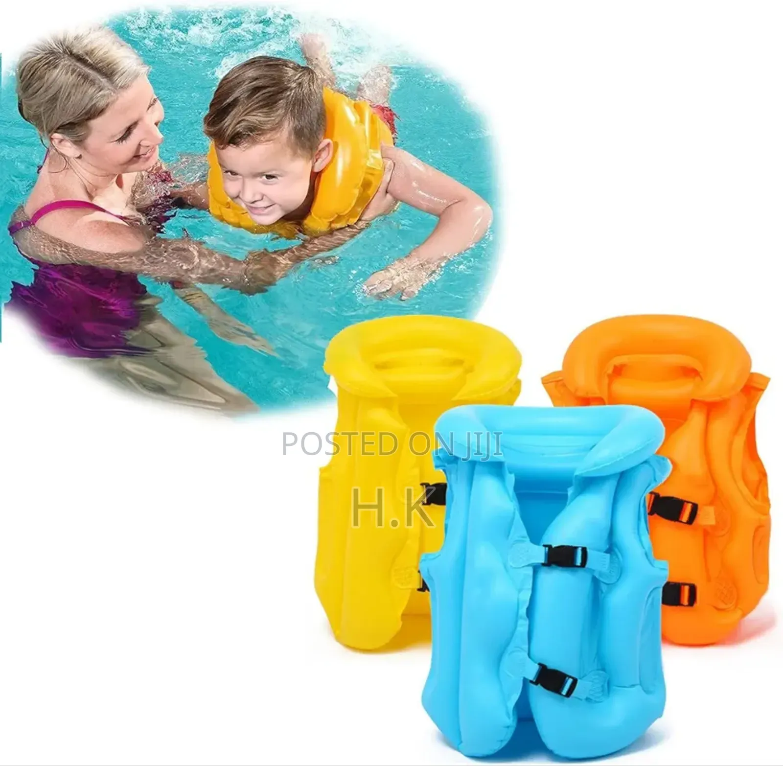 Life Jacket For Kids, Available In Sizes S, M, L, And Xl.