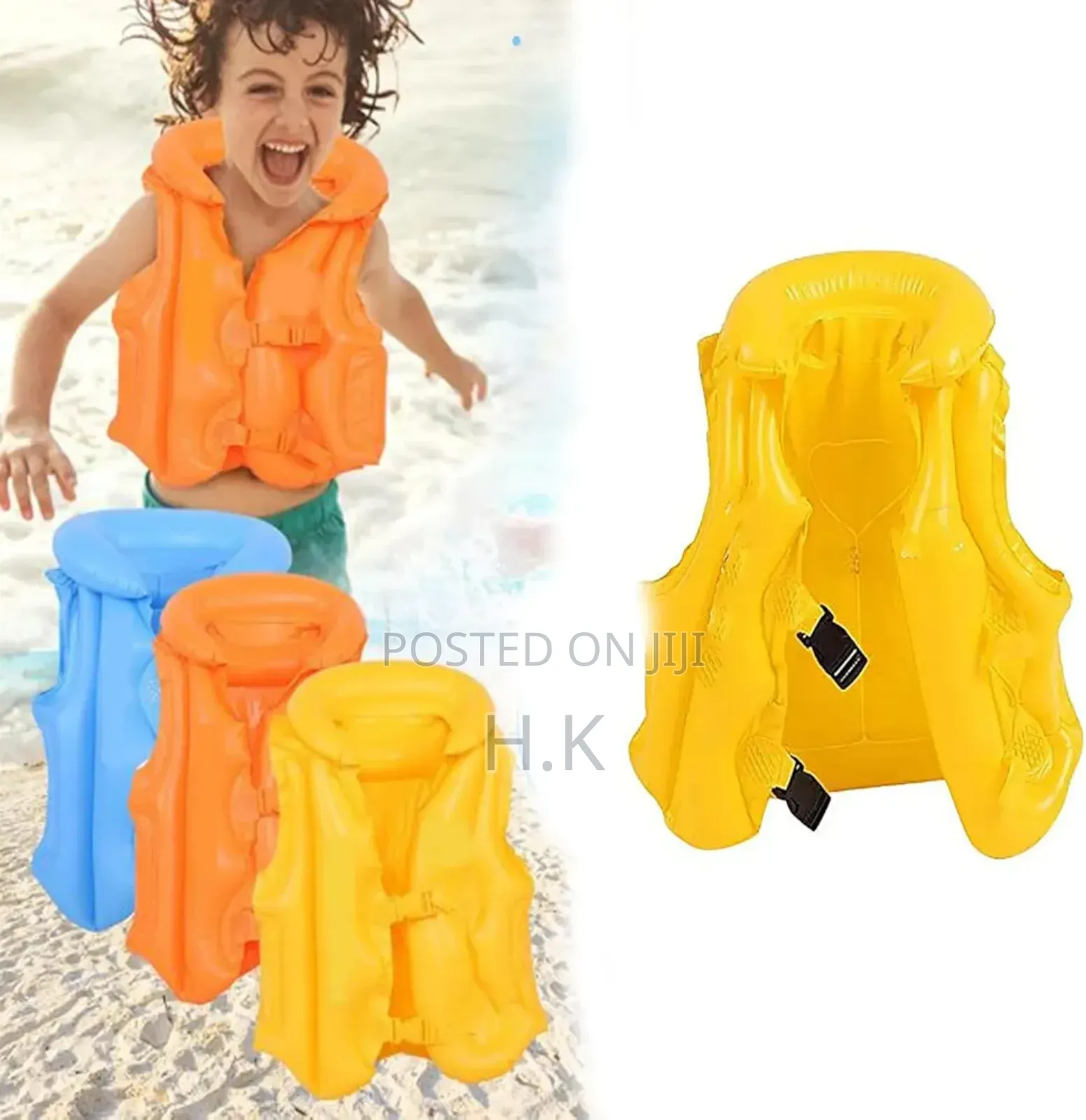 Life Jacket For Kids, Available In Sizes S, M, L, And Xl.