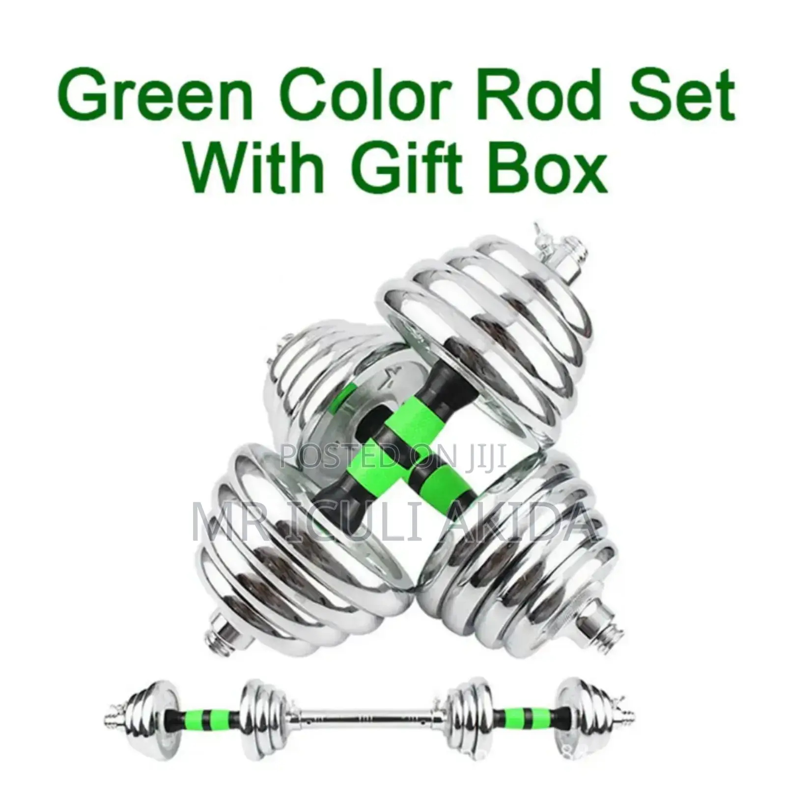 30kgs Chrome Gym Dumbbells Set