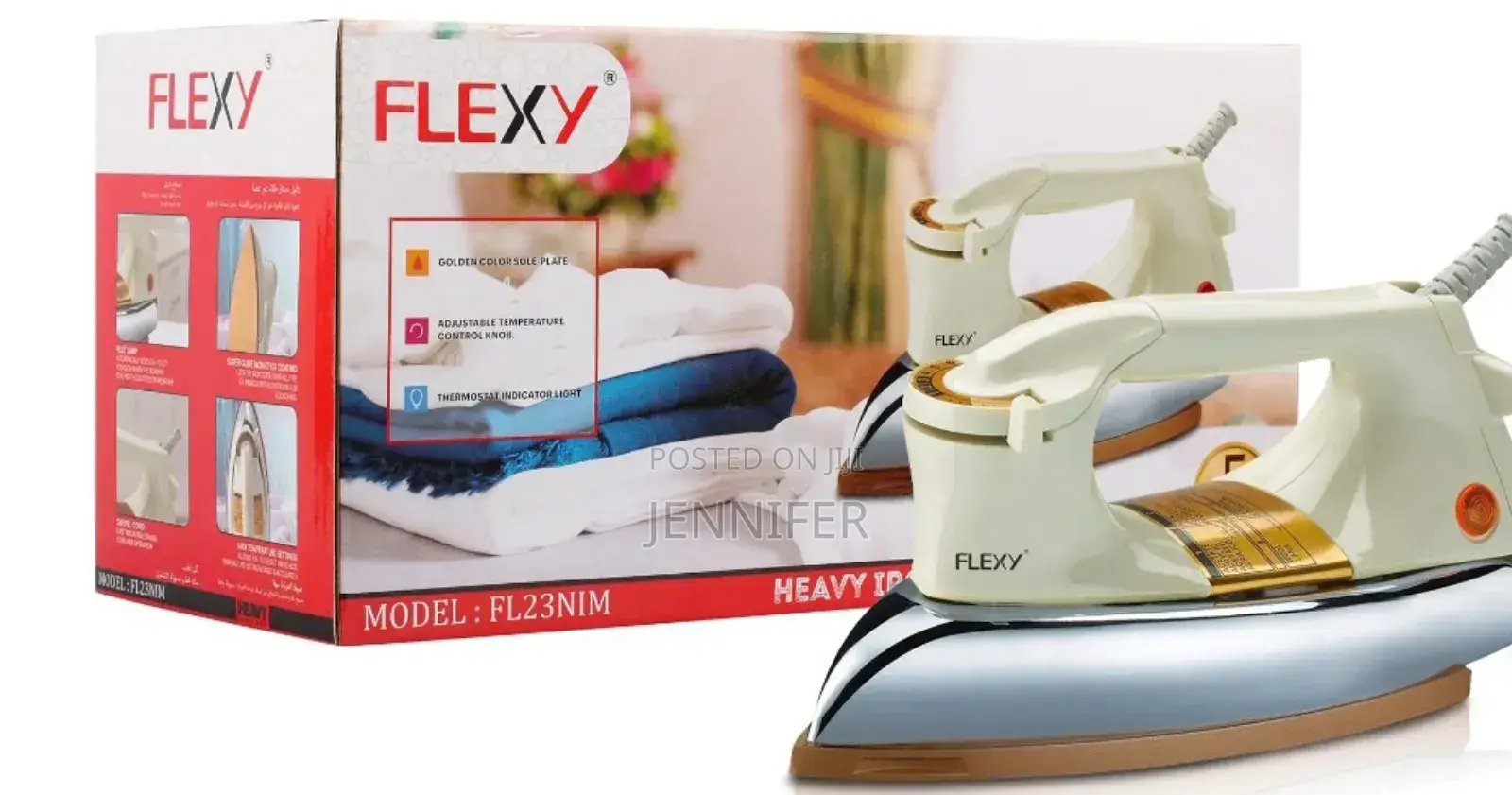 Heavy-Duty Flexy Ceramic Dry Iron