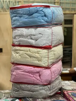 4 Piece Plain Bed Cover