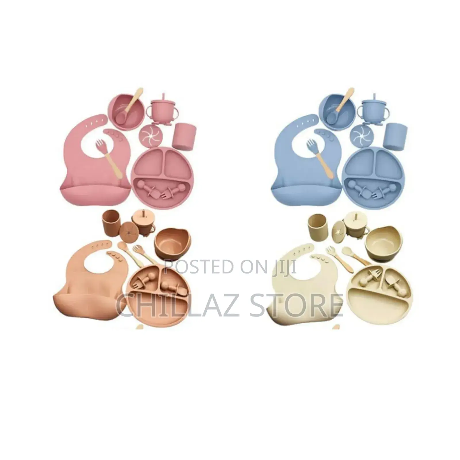 Silicone Baby Feeding Set.