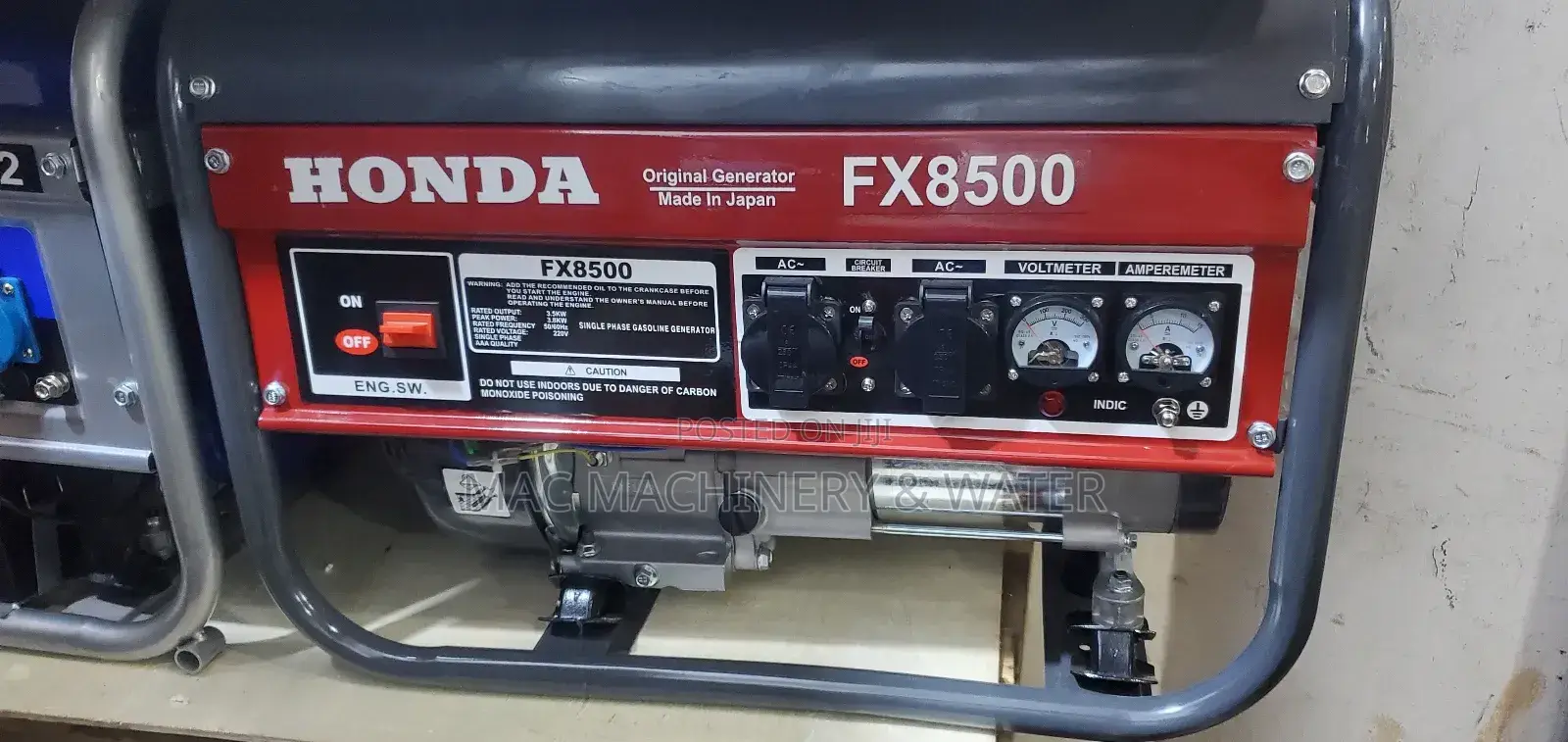 Honda 3.8kw/ 4kva Generator Fx 8500