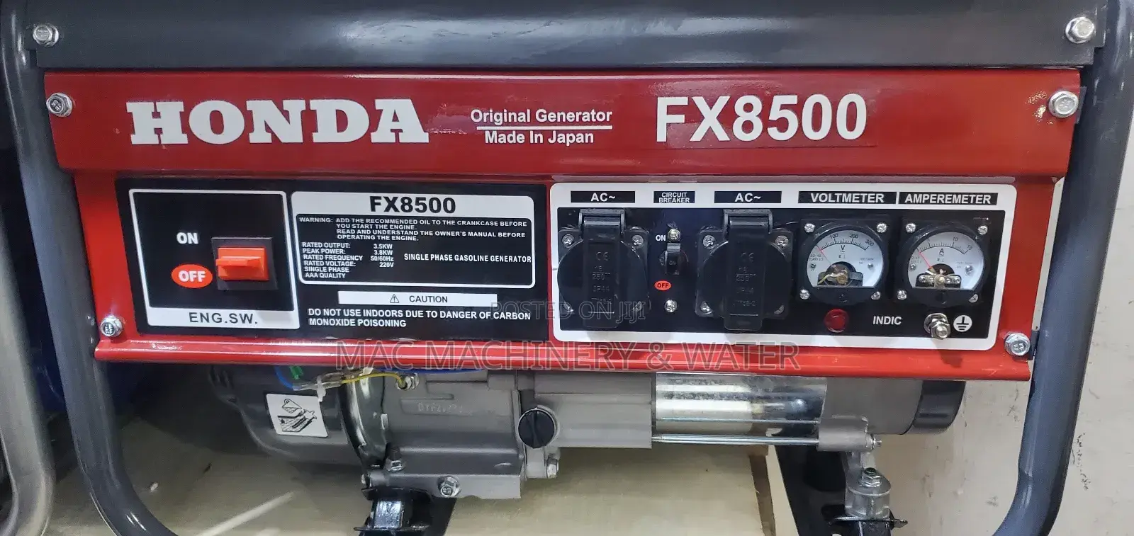 Honda 3.8kw/ 4kva Generator Fx 8500